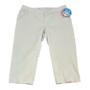 Columbia PFG UPF 50 Moisture Wick Nylon Suncast Capri M Fishing Hiking Outdoor